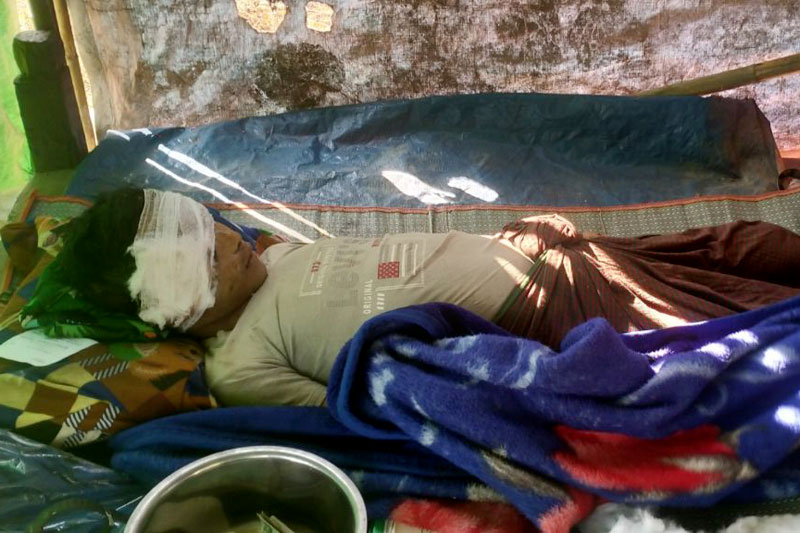 Maung Kyaw Soe, a child from Khamaungseik Village, Maungdaw Township, was killed in a landmine blast on February 2. (Photo: Supplied)